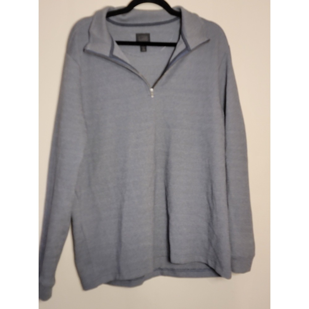 14th and Union Large 1/4 Zip Men's sweater -‎ Heather gray